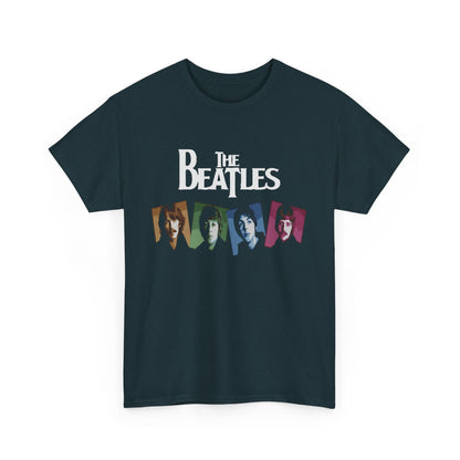 Retro Beatles Graphic Tee - Vintage Unisex Heavy Cotton T-Shirt, Music Lover Gift, 60s Inspired Fashion, Concert T-Shirt, Gift for Him/Her
