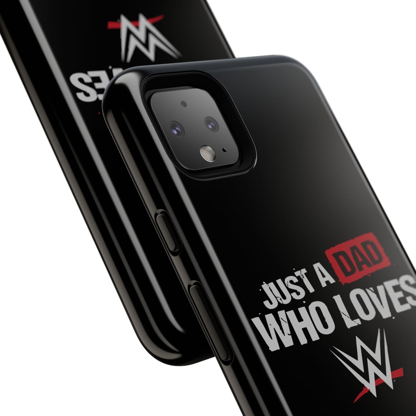 WWE Dad Phone Case, Tough Cases for Fathers, Gifts for Dad, Father's Day, Wrestling Fan Merchandise, Just a Dad Who Loves WWE