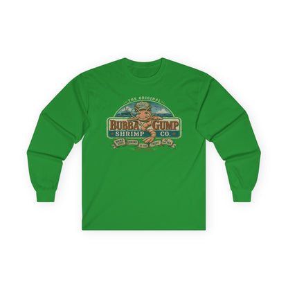 Long Sleeve Tee - Retro 'Bubba Gump Shrimp Co.' Vintage Logo