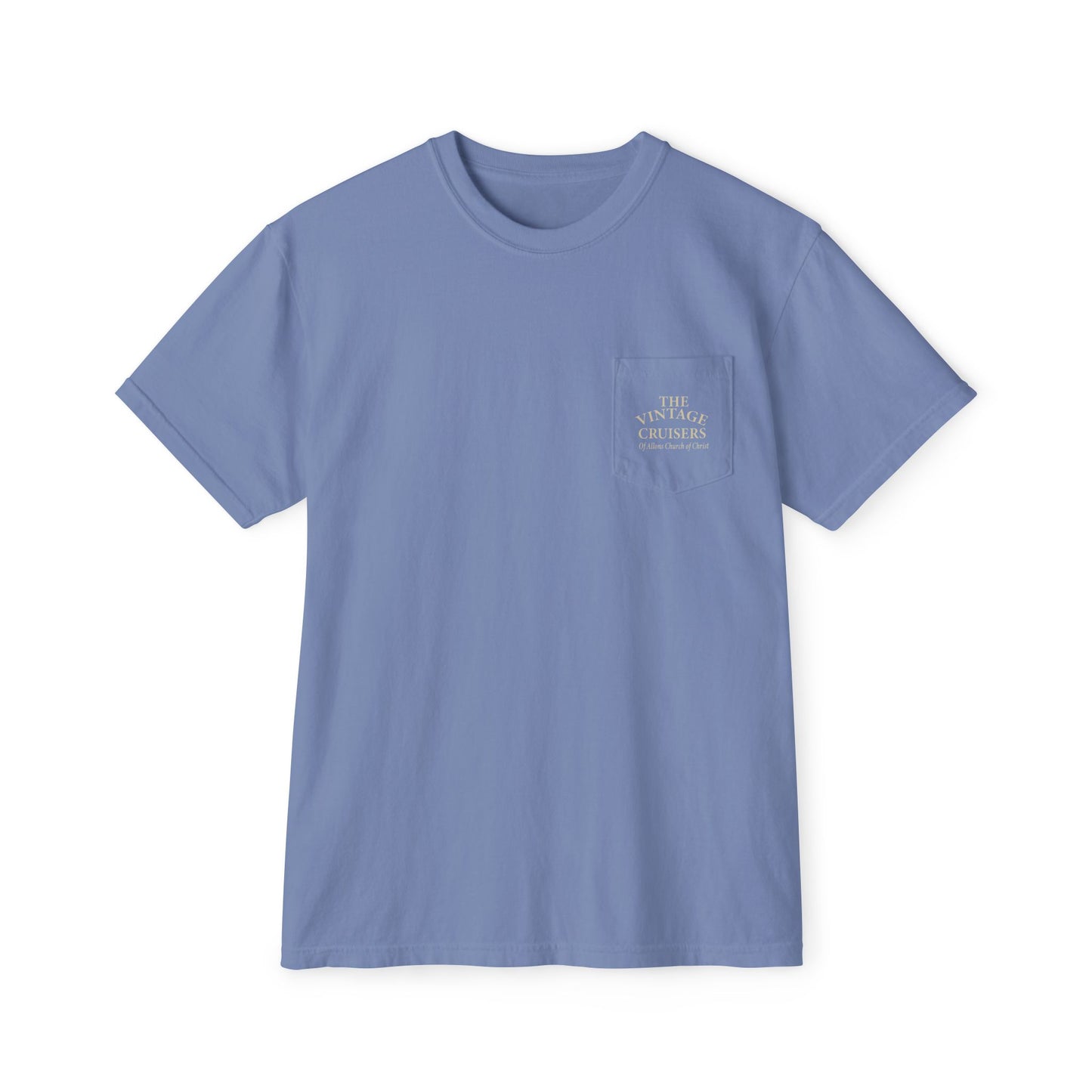 Vintage Allons church of Christ Cruise Pocket T-Shirt