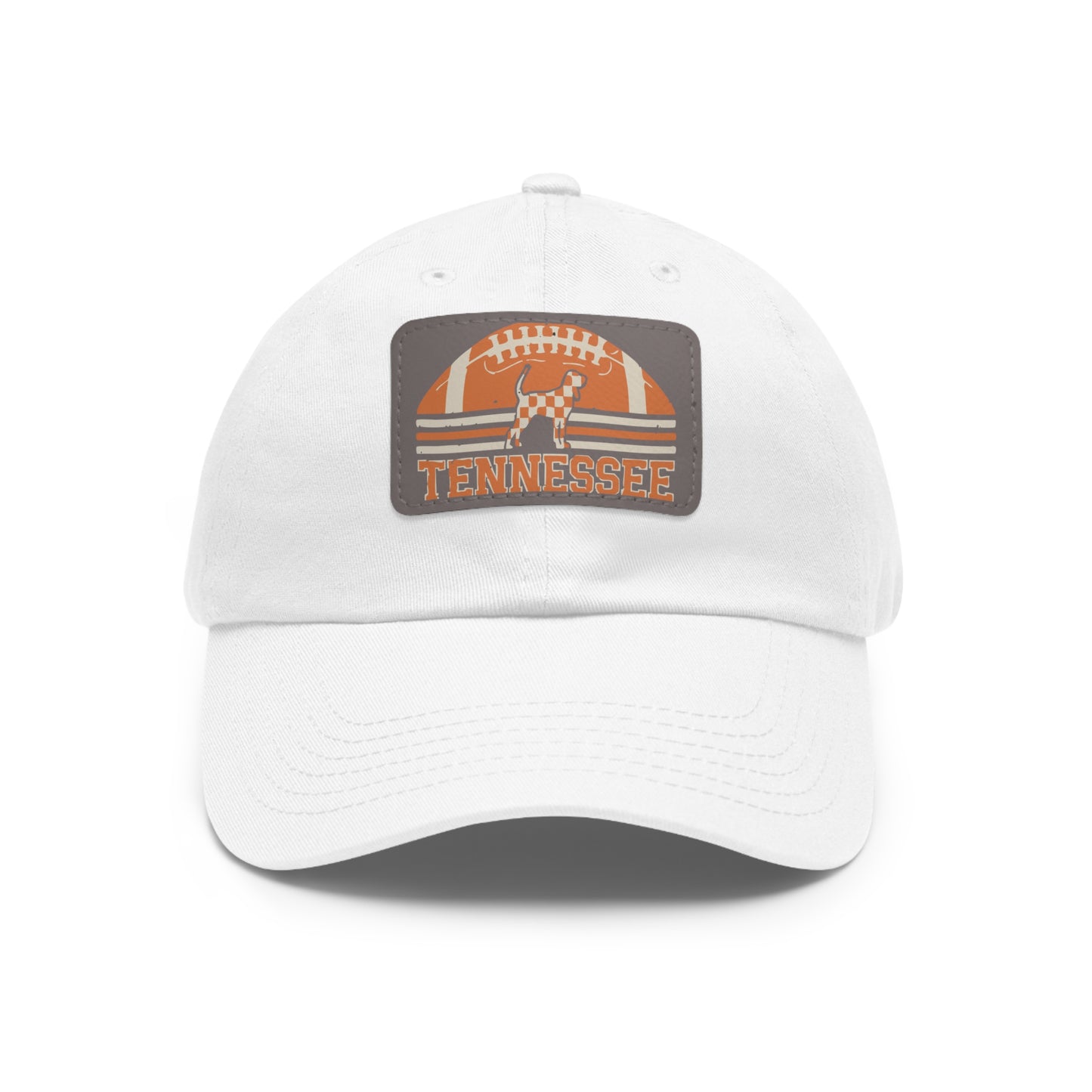 Tennessee Dad Hat with Leather Patch, Casual Hat, Sports Cap, Gift for Dads, Outdoor Hat, Summer Accessory