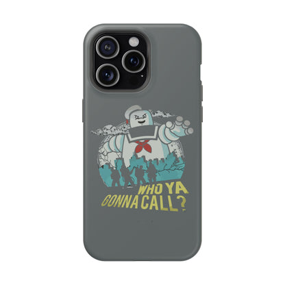Ghostbuster-Inspired Tough Phone Case - Who Ya Gonna Call? - Perfect for Fans, Gift for Halloween, Geeky Accessories, Durable Protection