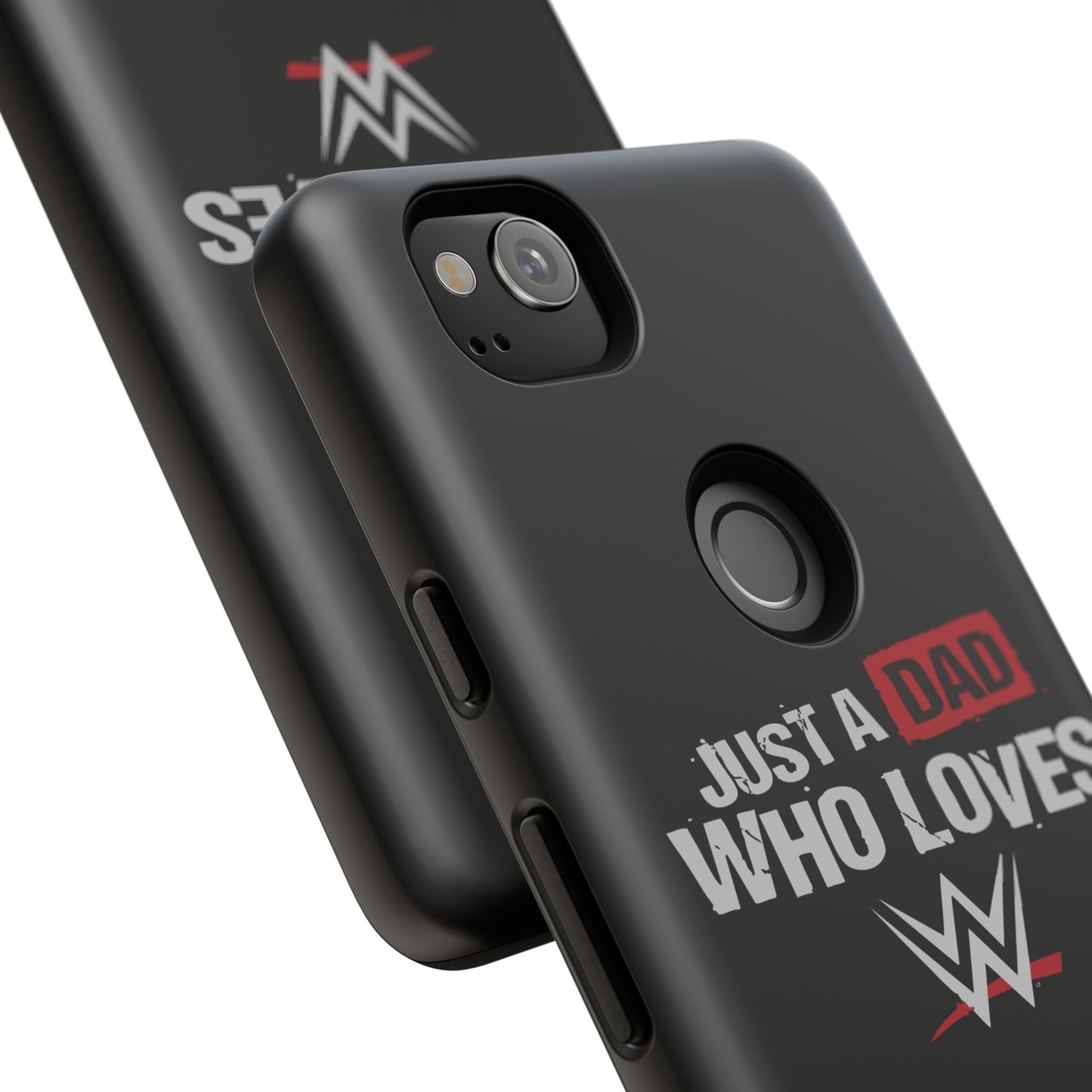 WWE Dad Phone Case, Tough Cases for Fathers, Gifts for Dad, Father's Day, Wrestling Fan Merchandise, Just a Dad Who Loves WWE