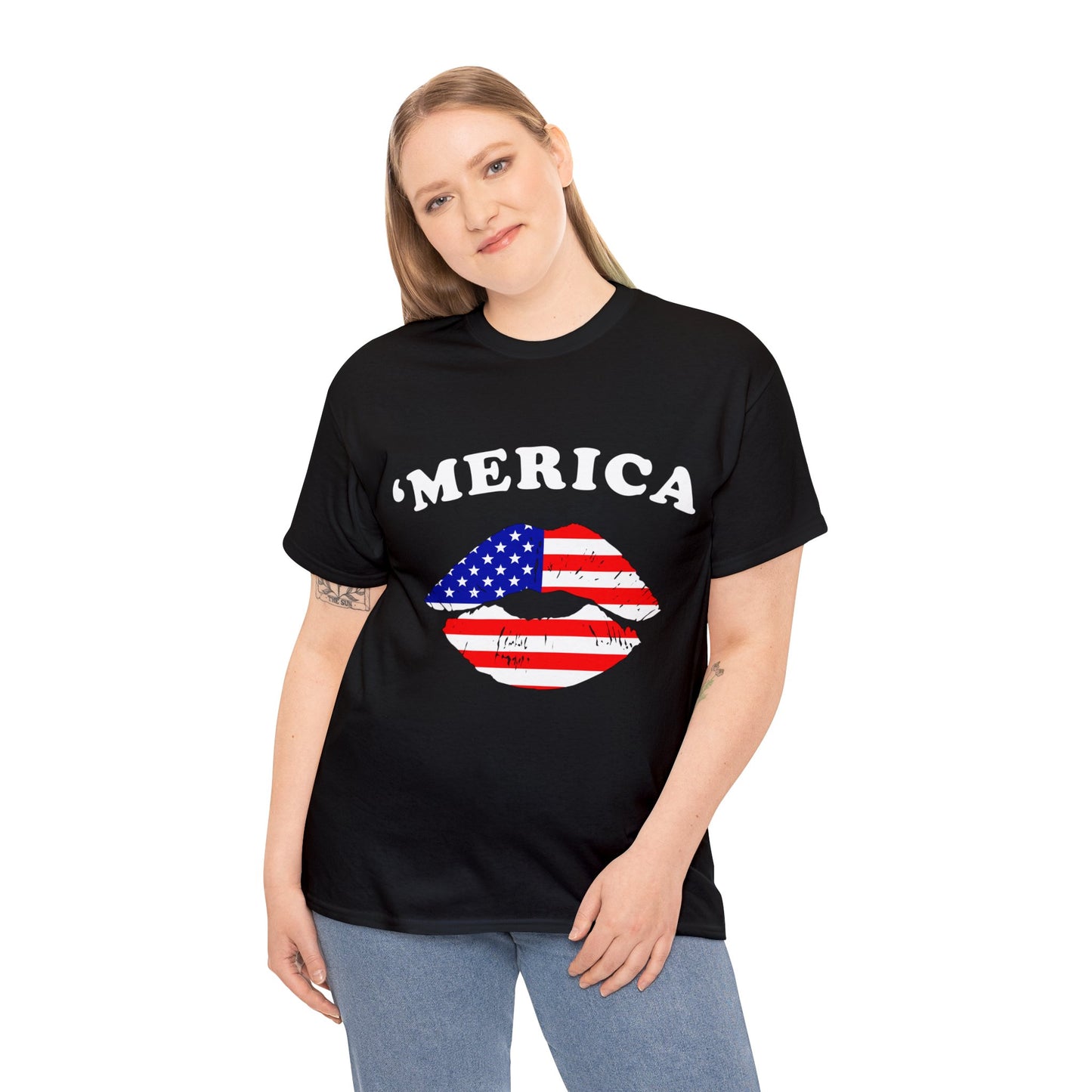 'Merican Unisex Heavy Cotton Tee