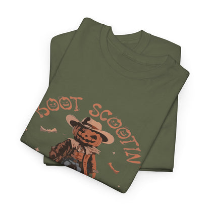 Spooky Cowboy Tee, Unisex Heavy Cotton T-Shirt, Halloween Costume, Fall Fashion, Fun Casual Wear, Gift for Friends, Boot Scootin' [...]