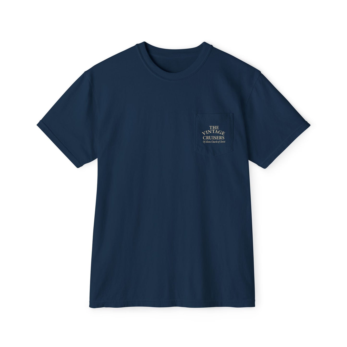 Vintage Allons church of Christ Cruise Pocket T-Shirt