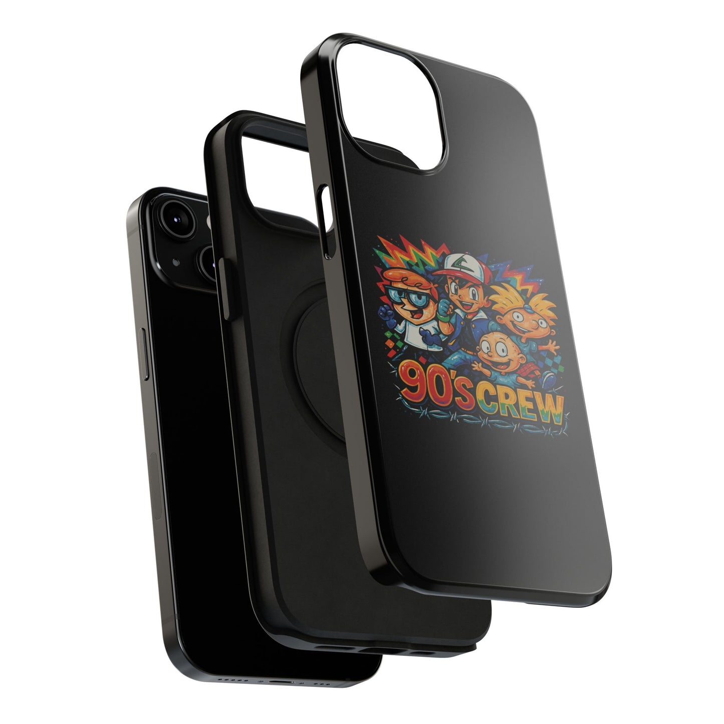 90s Crew Impact-Resistant Phone Case — Retro Cartoon Gamer Design