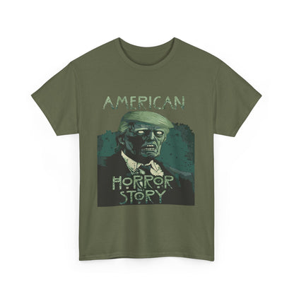 American Horror Story Unisex Heavy Cotton Tee, Horror Fan Gift, Graphic Tee, Halloween Costume, TV Show Merch