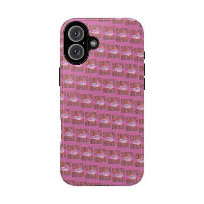 90s Vibe Phone Case, Retro Tough Cases, Gift for Nostalgia Lovers, Durable Phone Covers, 90s Themed Accessories