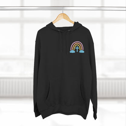 Child of a God Citizen of Heaven Hoodie | Pastel Rainbow Faith Design