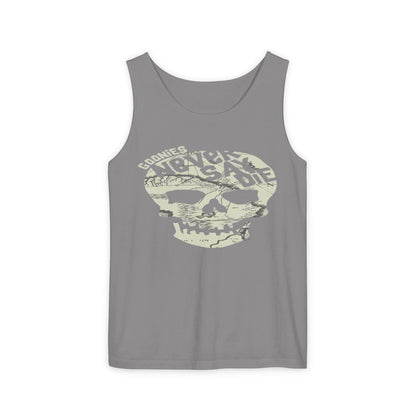 Cool Skull Graphic Tank Top, Unisex Summer Tee, Beachwear, Festival Outfit, Casual Wear, Graphic Apparel