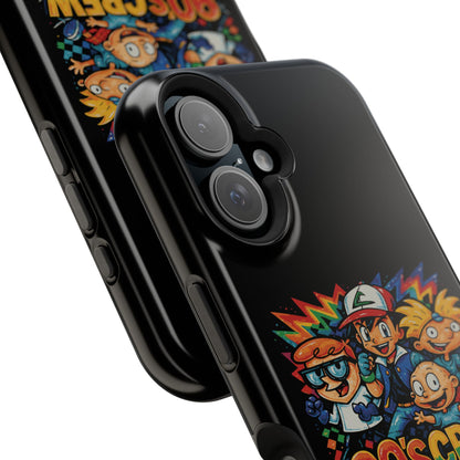 90s Crew Impact-Resistant Phone Case — Retro Cartoon Gamer Design