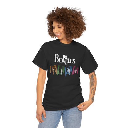 Retro Beatles Graphic Tee - Vintage Unisex Heavy Cotton T-Shirt, Music Lover Gift, 60s Inspired Fashion, Concert T-Shirt, Gift for Him/Her
