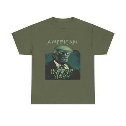 American Horror Story Unisex Heavy Cotton Tee, Horror Fan Gift, Graphic Tee, Halloween Costume, TV Show Merch