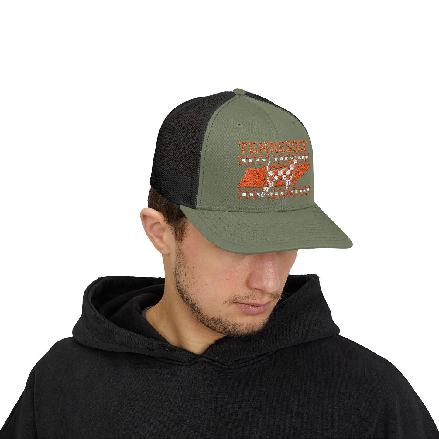 Tennessee Racing Rhinestone Trucker Cap