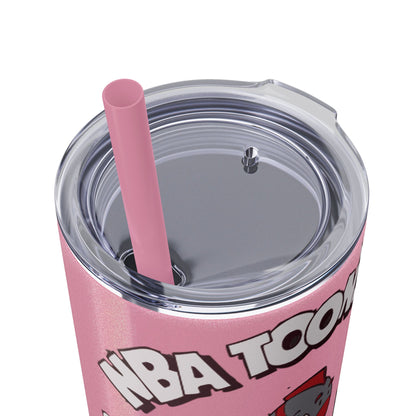 NBA Toons Skinny Tumbler with Straw, 20oz - Stylish Drinkware for Sports Fans, Gift for Birthdays, Holidays, Basketball Lovers, Fun [...]