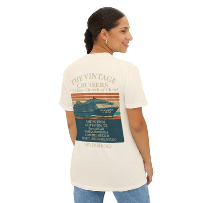Vintage Allons church of Christ Cruise Pocket T-Shirt