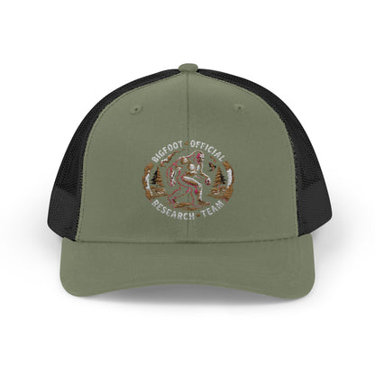 Bigfoot Research Snapback Trucker Cap - Stylish Outdoor Adventure Hat for Him