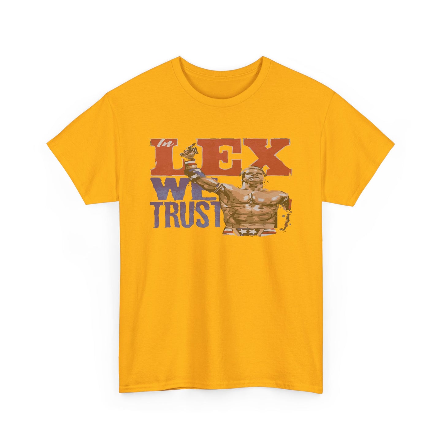 Unisex Cotton Tee with 'In Lex We Trust' Design, Casual Wear, Gift for Him/Her, Birthday, Independence Day, Patriotic Apparel