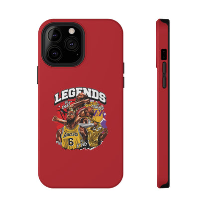 Legends Basketball Graphic Phone Case — Impact-Resistant iPhone Cover