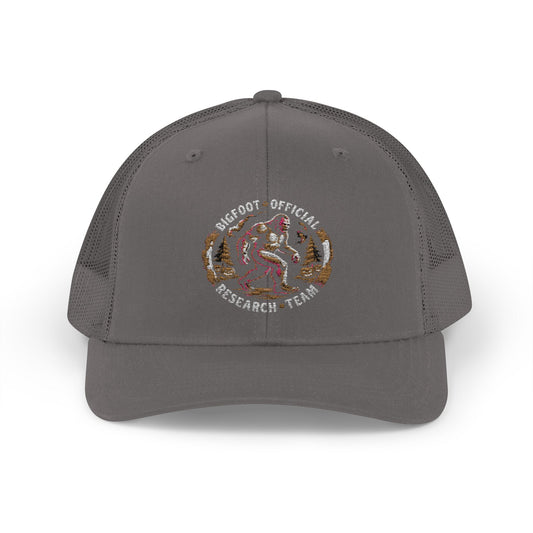 Bigfoot Research Snapback Trucker Cap - Stylish Outdoor Adventure Hat for Him