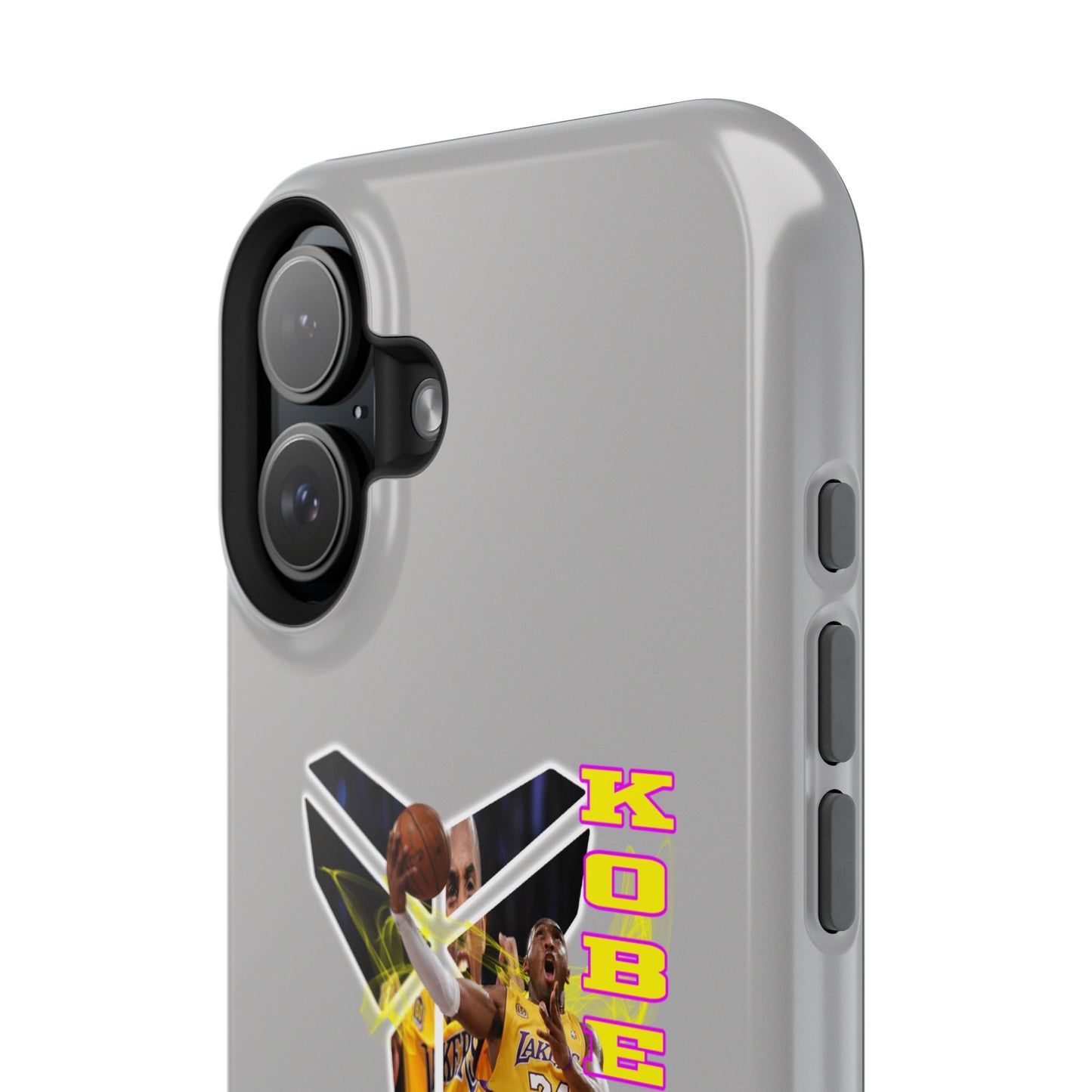Impact-Resistant Phone Case — Bold Retro Basketball Graphic