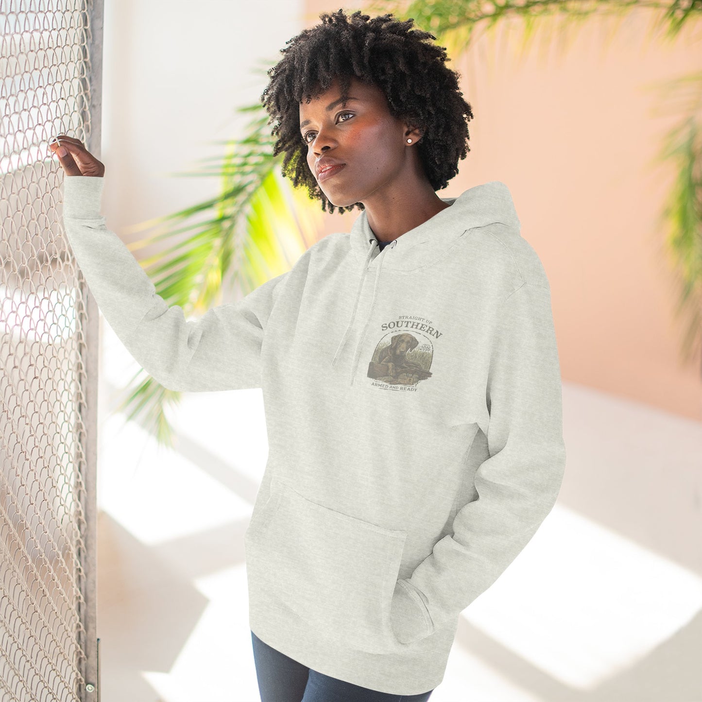 Southern Retriever Hoodie — 'Straight Up Southern' Graphic Pullover