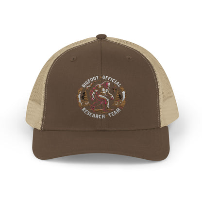 Bigfoot Research Snapback Trucker Cap - Stylish Outdoor Adventure Hat for Him