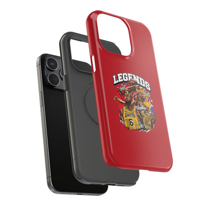 Legends Basketball Graphic Phone Case — Impact-Resistant iPhone Cover