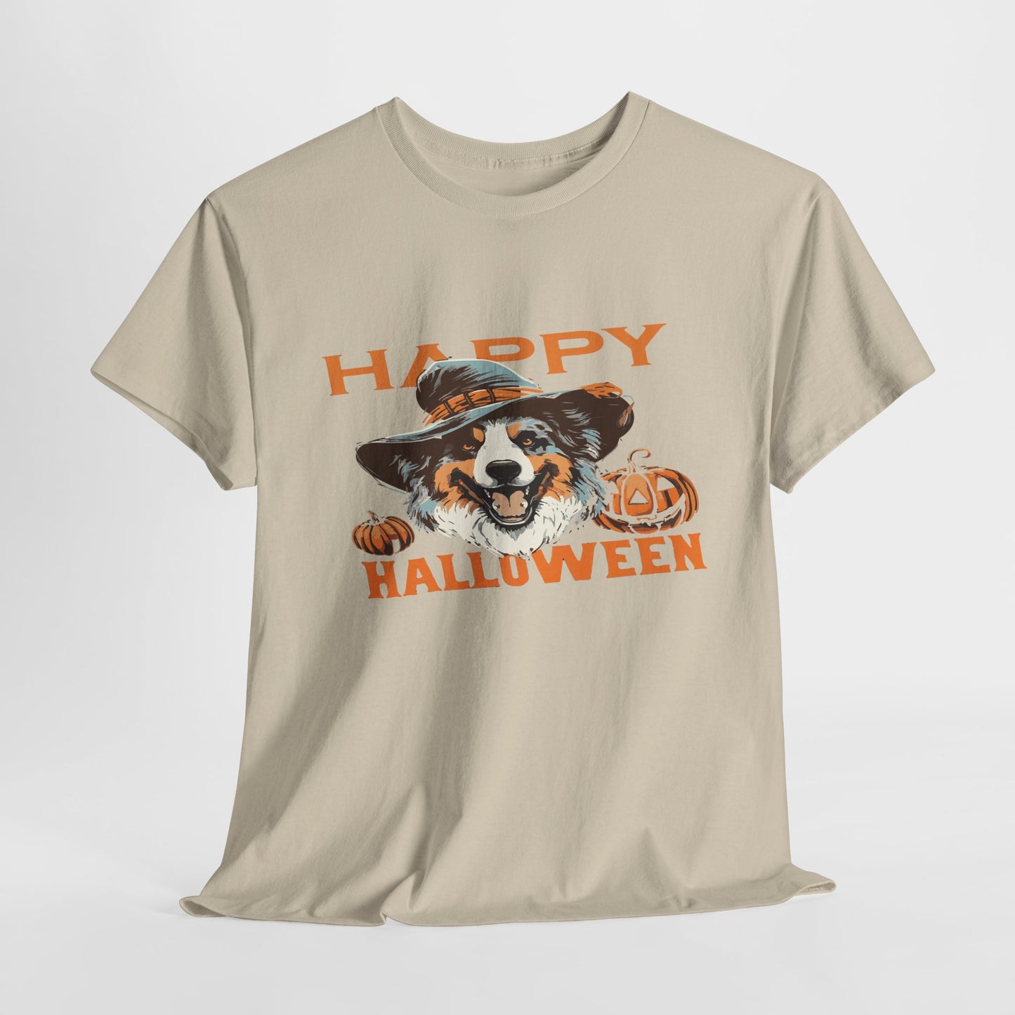 Halloween Dog Graphic Tee, Unisex T-Shirt, Spooky Pet Shirt, Fall Apparel, Trick or Treat Top