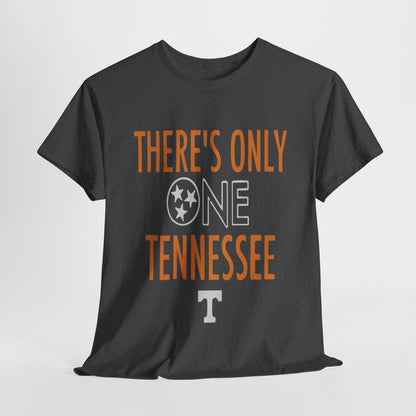 Tennessee Pride Tee, Unisex Heavy Cotton Tee, Tennessee Fans Gift, College Sports Apparel, Casual Everyday Wear, State Pride Shirt