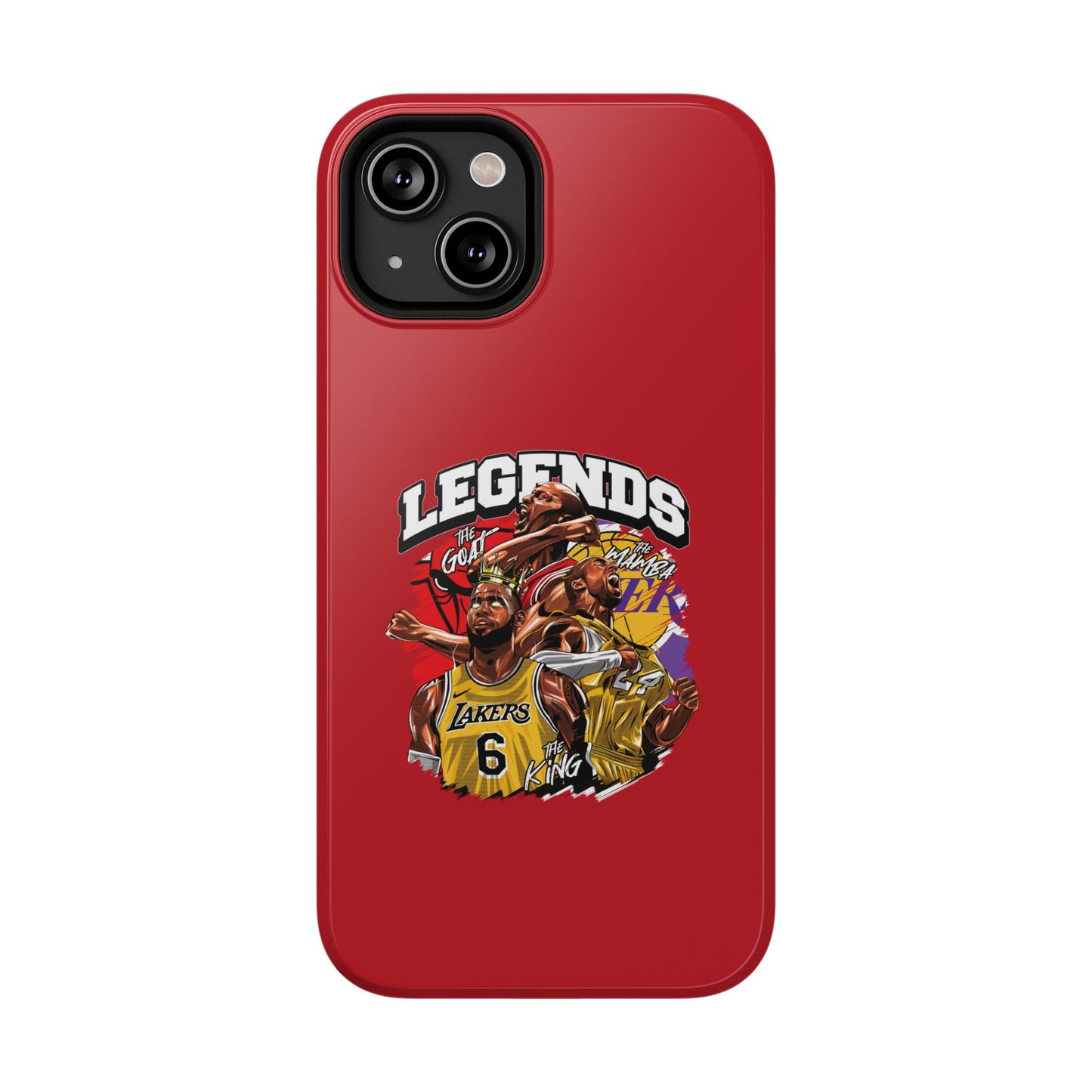Legends Basketball Graphic Phone Case — Impact-Resistant iPhone Cover