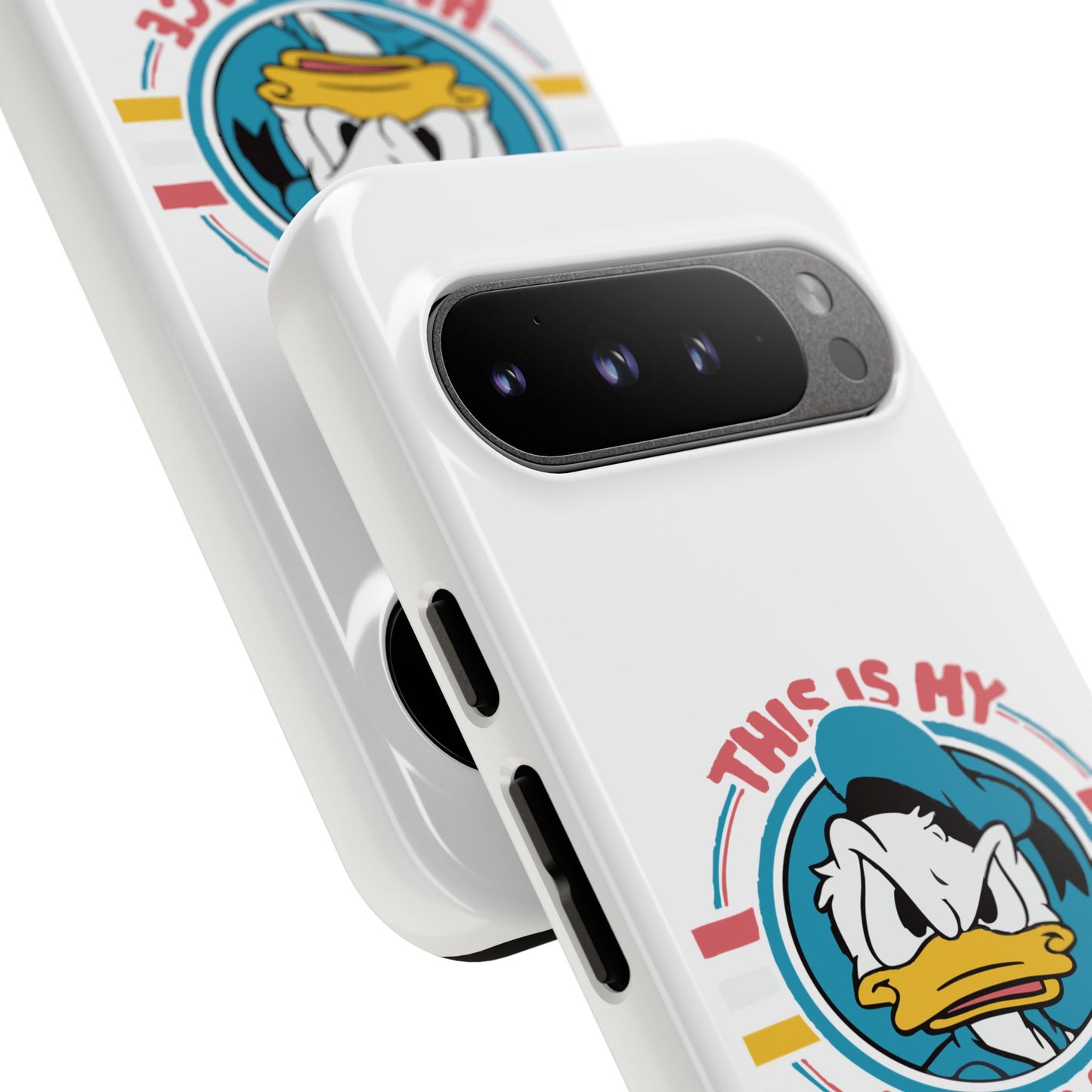 Tough Cases: This is My Happy Face Phone Case, Funny Phone Case, Donald Duck Case, Cute Phone Accessory, Gift for Disney Fans
