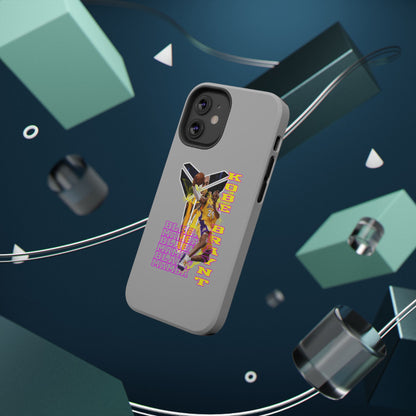 Impact-Resistant Phone Case — Bold Retro Basketball Graphic