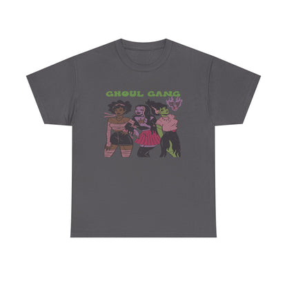 Ghoul Gang Unisex Heavy Cotton Tee | Halloween T-Shirt, Spooky Apparel, Gothic Fashion, Funny Gift, Group Costume