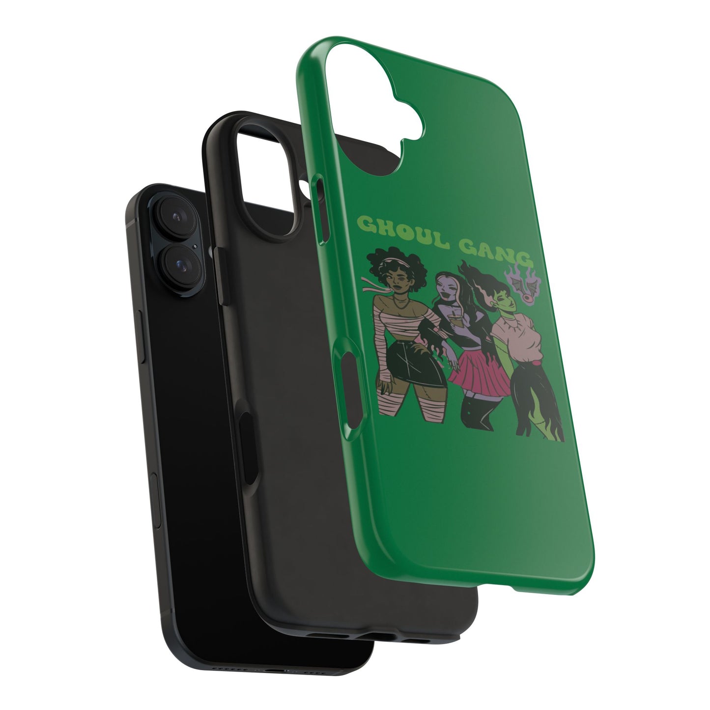 Ghoul Gang Tough Phone Case, Phone Accessory, Halloween Gift, Spooky Aesthetic, Durable Protection, Trendy Design