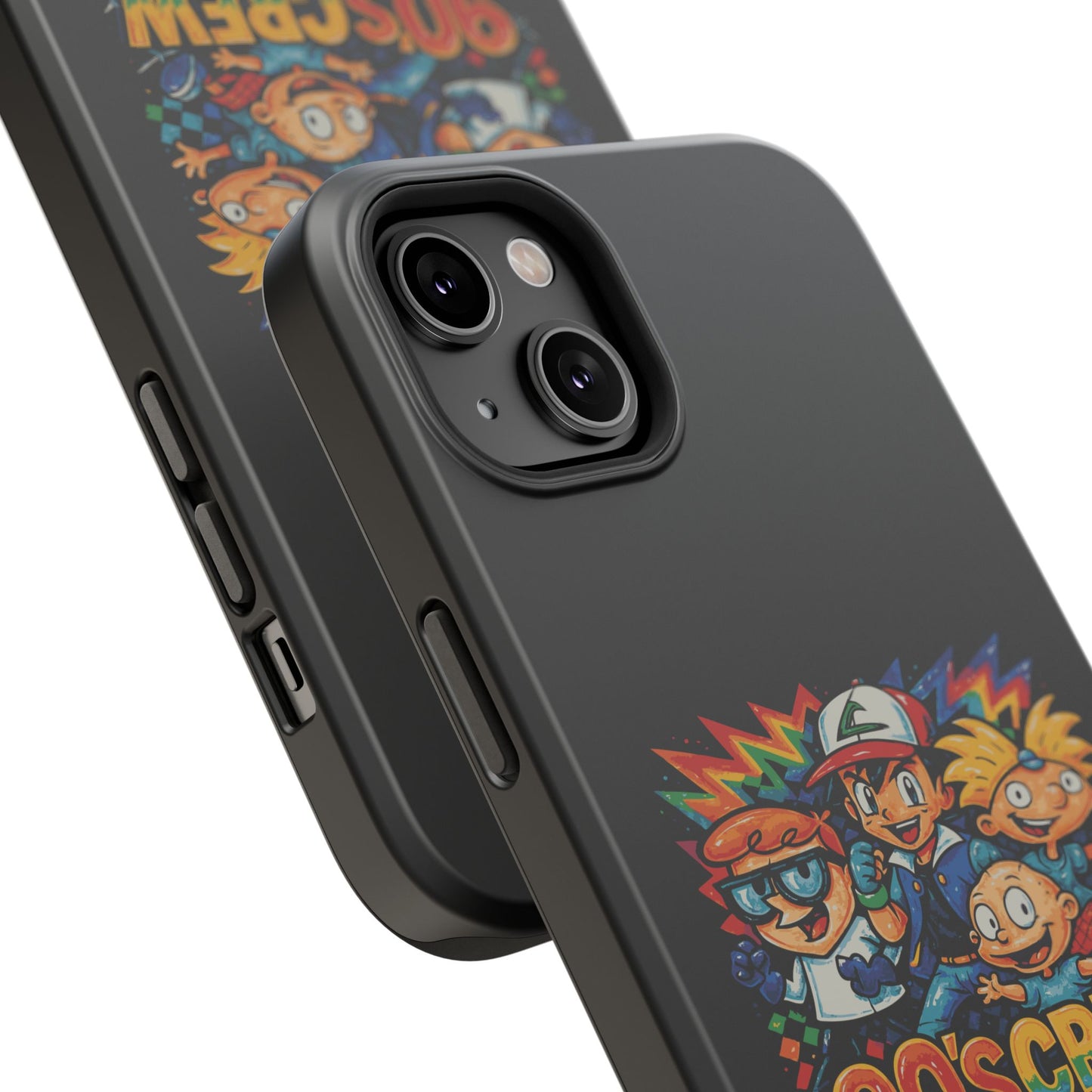 90s Crew Impact-Resistant Phone Case — Retro Cartoon Gamer Design
