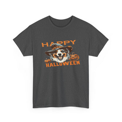 Halloween Dog Graphic Tee, Unisex T-Shirt, Spooky Pet Shirt, Fall Apparel, Trick or Treat Top