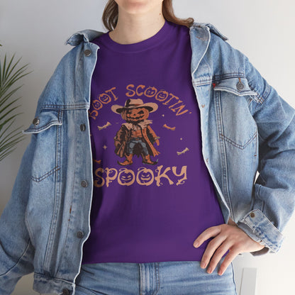 Spooky Cowboy Tee, Unisex Heavy Cotton T-Shirt, Halloween Costume, Fall Fashion, Fun Casual Wear, Gift for Friends, Boot Scootin' [...]