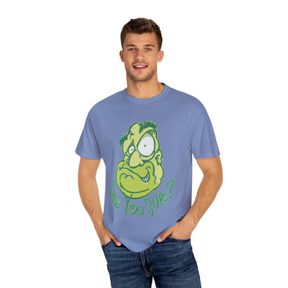 Unisex Garment-Dyed T-Shirt with Quirky Cartoon Design - Perfect for Casual Wear, Gifting, Parties, and Everyday Comfort