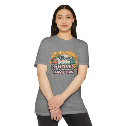 Halloween Fun Graphic Tee, Ghouls T-shirt, Unisex T-shirt, Spooky Shirt, Casual Halloween Apparel