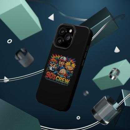 90s Crew Impact-Resistant Phone Case — Retro Cartoon Gamer Design