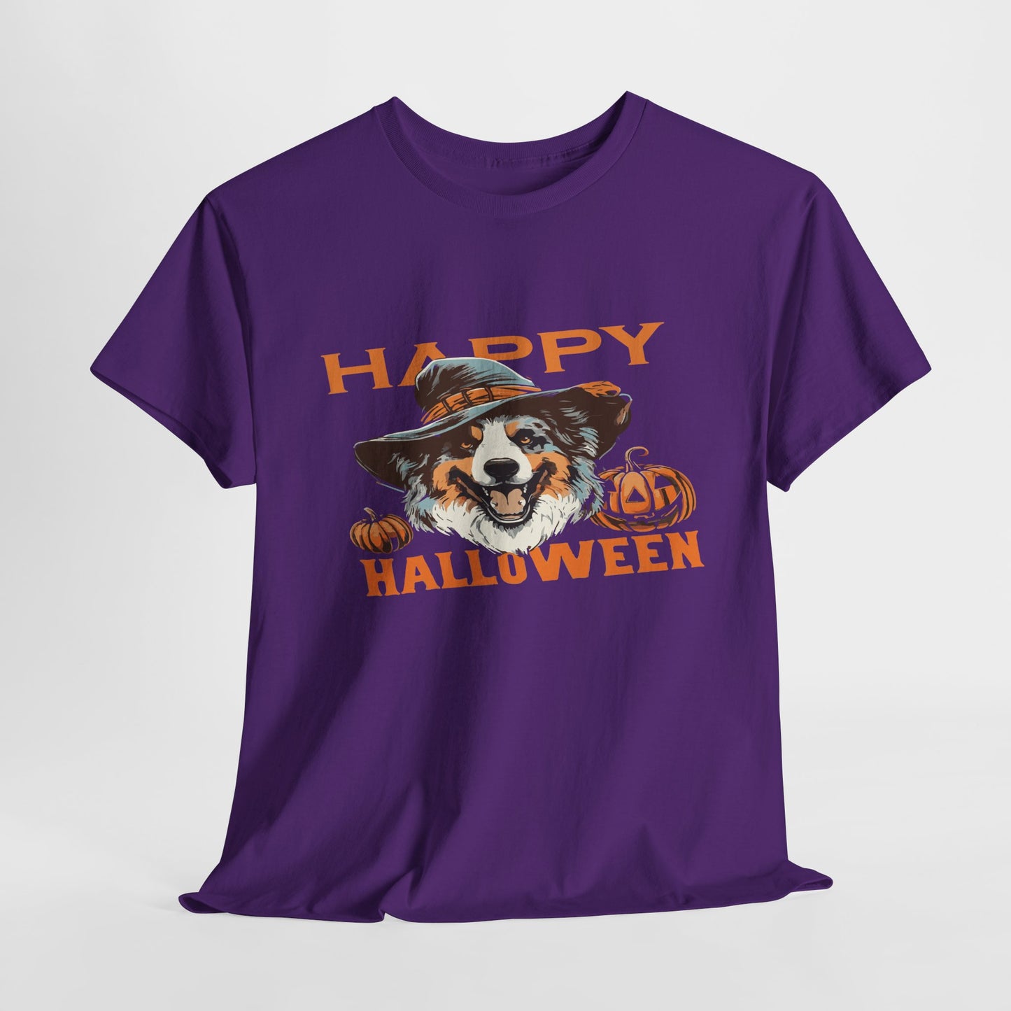 Halloween Dog Graphic Tee, Unisex T-Shirt, Spooky Pet Shirt, Fall Apparel, Trick or Treat Top