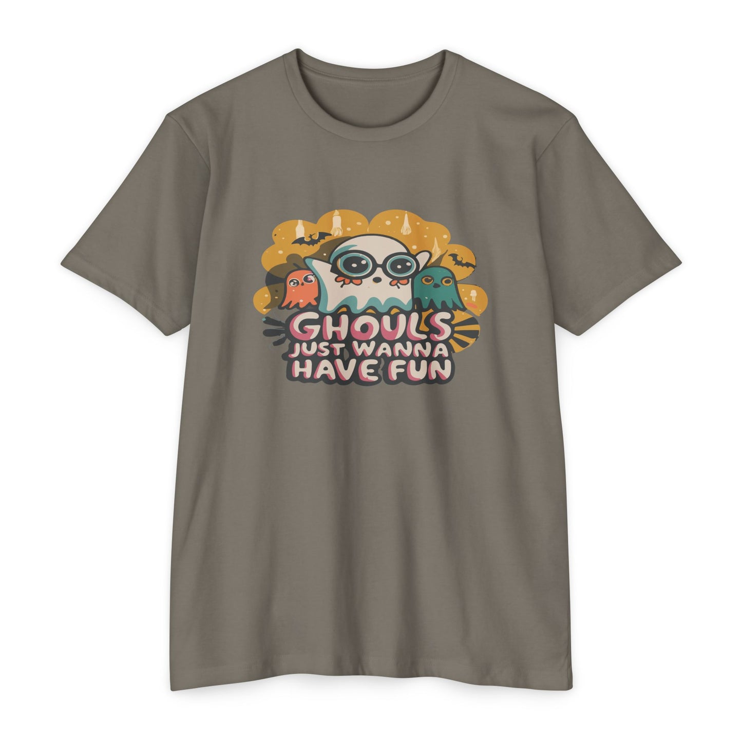Halloween Fun Graphic Tee, Ghouls T-shirt, Unisex T-shirt, Spooky Shirt, Casual Halloween Apparel