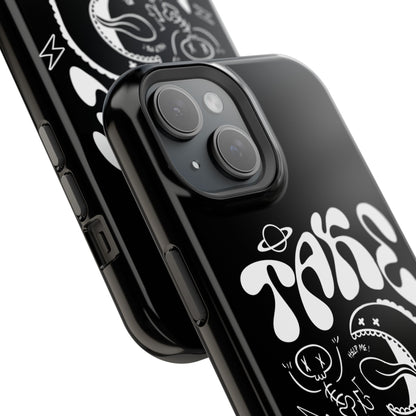 Magnetic Phone Case - Take It Easy Design, Cute Phone Cover, Gift for Him or Her, Trendy Accessories, Unique Tech Gifts