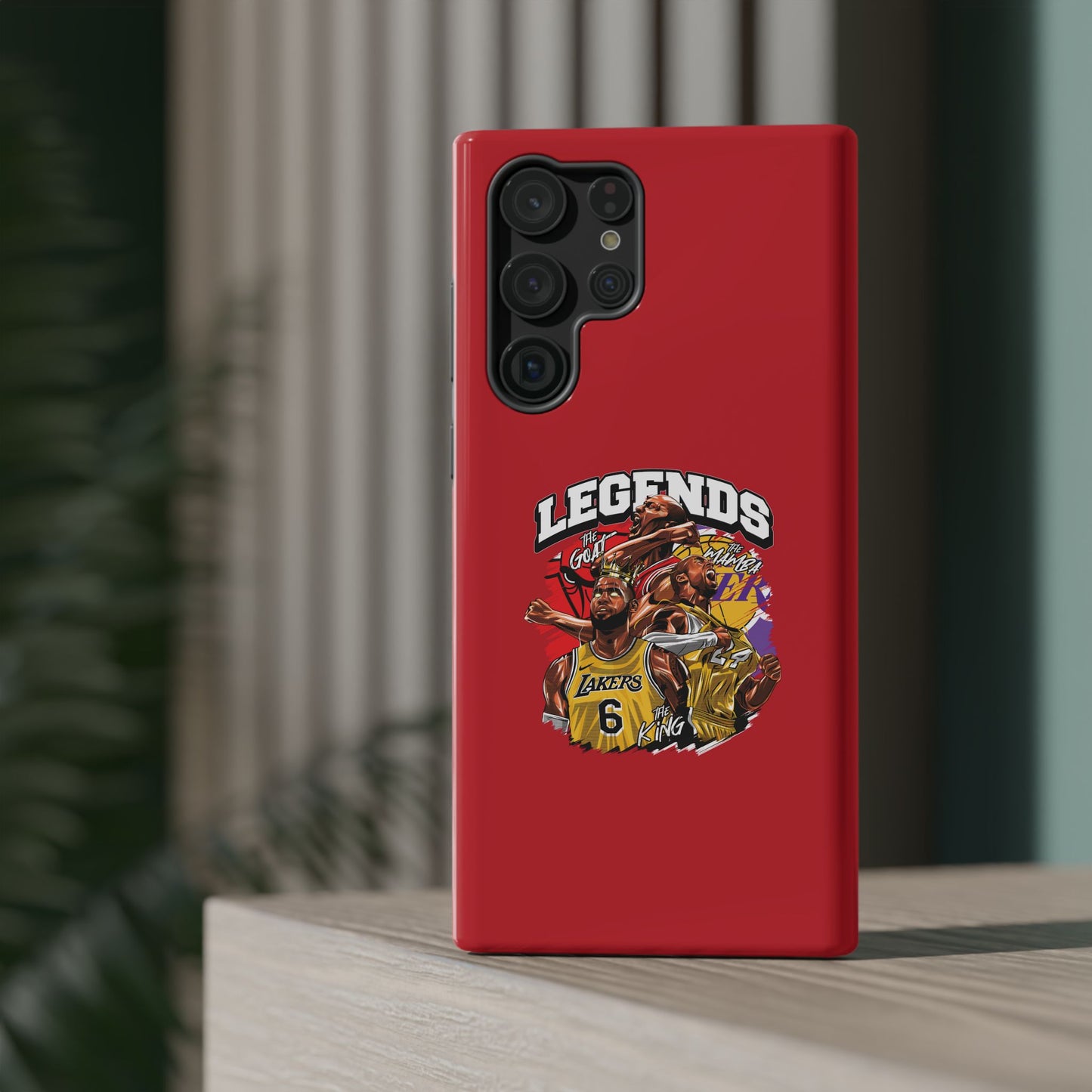 Legends Basketball Graphic Phone Case — Impact-Resistant iPhone Cover