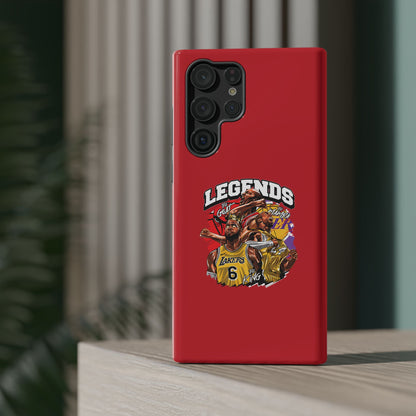 Legends Basketball Graphic Phone Case — Impact-Resistant iPhone Cover
