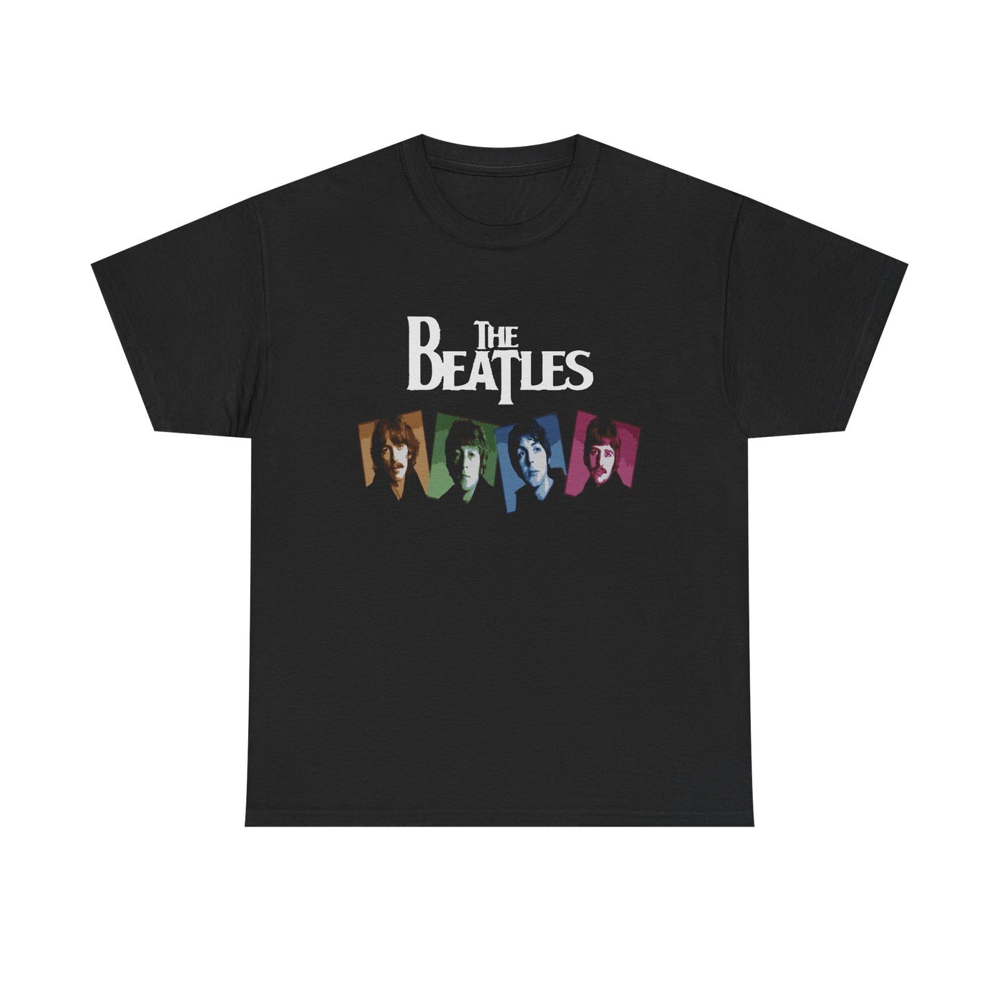 Retro Beatles Graphic Tee - Vintage Unisex Heavy Cotton T-Shirt, Music Lover Gift, 60s Inspired Fashion, Concert T-Shirt, Gift for Him/Her
