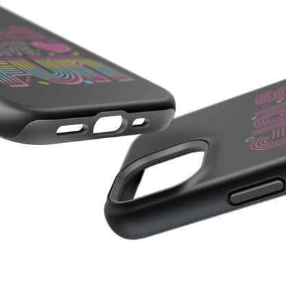 Fun Vibe Phone Case - Girls Just Wanna Have Fun Cell Case, Impact-Resistant Cover, Gift for Teens, Birthday Party Accessory, Trendy Tech