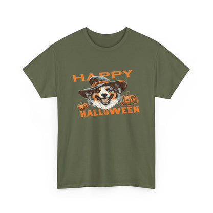 Halloween Dog Graphic Tee, Unisex T-Shirt, Spooky Pet Shirt, Fall Apparel, Trick or Treat Top